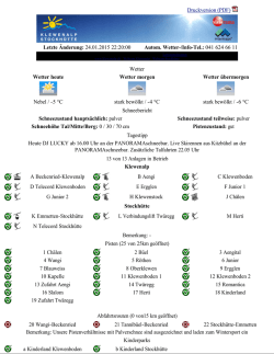 Druckversion (PDF) Letzte &Auml;nderung: 24.01.2015 22:20