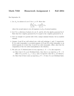 Homework 1 + Solutions