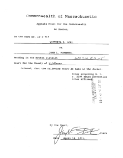 Soal v. Pimentel, 79 Mass. App. Ct. 1110