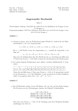 Blatt 06 - Fakultät für Mathematik