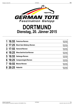 DORTMUND - German Tote