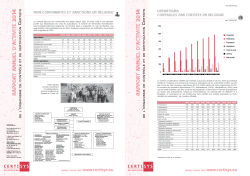 les chiffres 2014 dans notre nouveau rapport annuel!