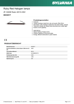 IR 1200W Rubin SK15 235V