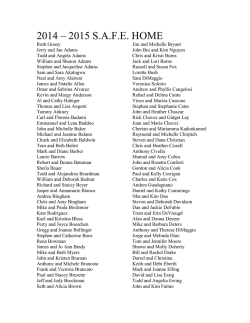 2014 2015 SAFE HOME LIST