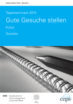 Flyer (PDF) - Kulturmanagement