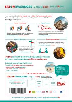 Profitez encore plus de votre visite au Salon des