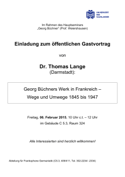 Dr. Thomas Lange