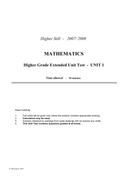 Unit 1 Extended Test 2