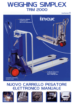 WEIGHING SIMPLEX - Officina Masetti