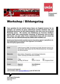 Zum Flyer - JUSO Oberwallis