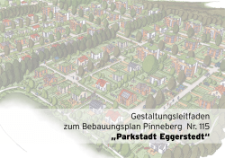 Gestaltungsleitfaden - Parkstadt