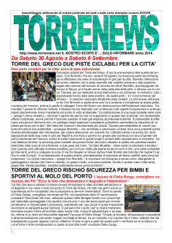 TORRE NEWS SETTEMBRE 2014 / 259