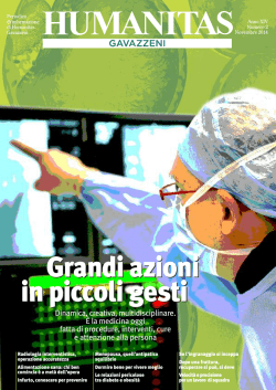 Grandi azioni in piccoli gesti
