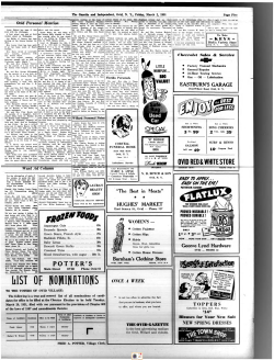 Ovid NY Gazette and Independent 1950-1952