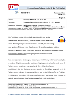 H&ouml;rverstehensaufgaben erstellen f&uuml;r das Fach