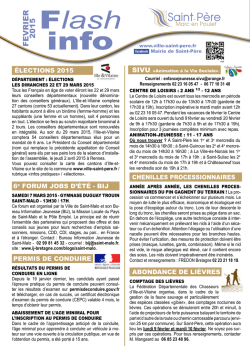 FEVRIER 2015 - Saint-P&egrave;re
