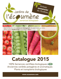Catalogue 2015