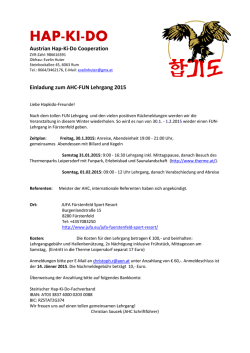 Hier der Link zur Einladung! - Steirischer Hap-Ki-Do