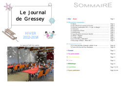 Journal de Gressey hiver 2013-2014