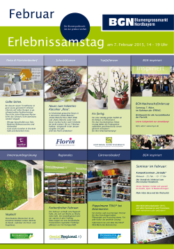 ab 0,29 € - BGN Blumengrossmarkt Nordbayern