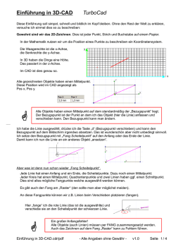 Einf&uuml;hrung in 3D