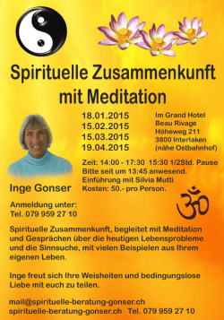 Download Flyer - Spirituelle Beratung Inge Gonser