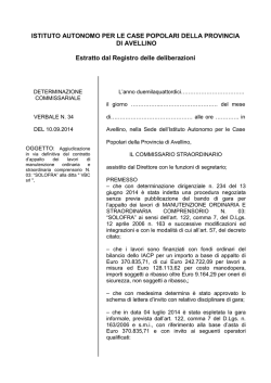ISTITUTO AUTONOMO PER LE CASE POPOLARI