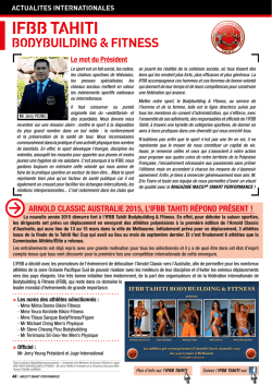 IFBB Tahiti Bodybuilding & Fitness