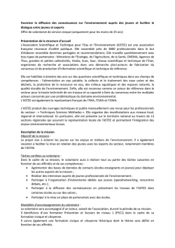 consulter la fiche de poste