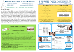 Feuille paroissiale mis à jour le 06/02/2015