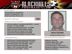 James Charette - Blackhills FC