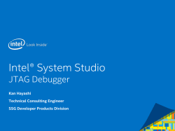 Intel&reg; JTAG Debugger - The Linux Foundation