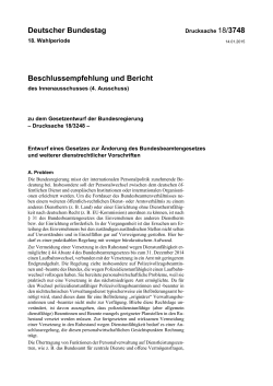 18/3748 (PDF) - DIP - Deutscher Bundestag