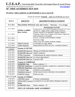 educazione al benessere e alla salute - home