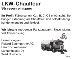 LKW-Chauffeur