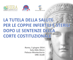 convegno roma 5 giugno 2014 - Istituto Superiore di Sanità