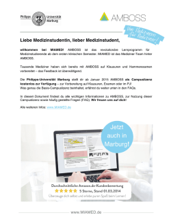 Med. Lernprogramm - Uni
