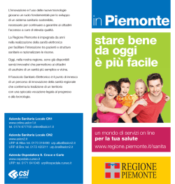 Clicca qui - Azienda Ospedaliera S. Croce e Carle