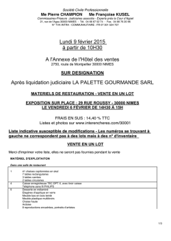 liste interencheres