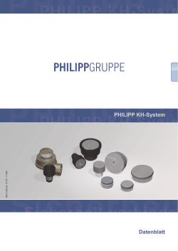 PHILIPP KH-System Datenblatt