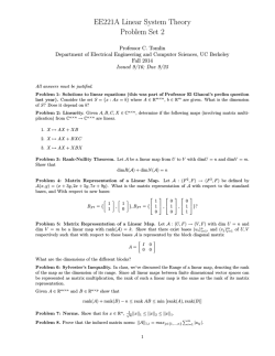 EE221A Linear System Theory Problem Set 2