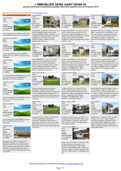 Journal immobilier 93