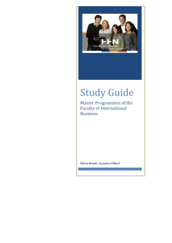 Study Guide (2.69 MB) - Hochschule Heilbronn
