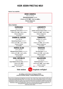 HIER JEDEN FREITAG NEU!