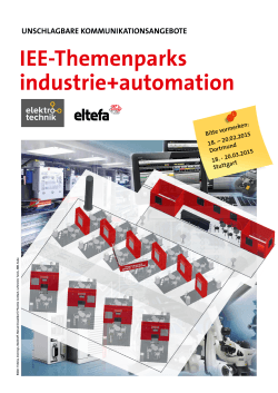 IEE-Themenparks industrie+automation