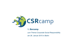 CSRcamp Konzept allgemein
