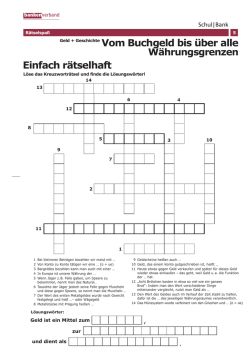 Einfach r&auml;tselhaft