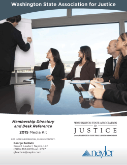 Washington State Association for Justice Membership