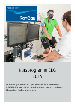 Kursprogramm EKG 2015