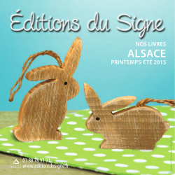 ALSACE - Editions du Signe